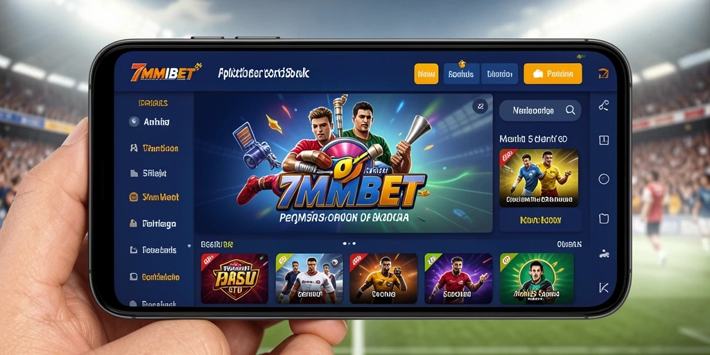 Tampilan antarmuka pengguna 7MMBET yang menarik dan interaktif.