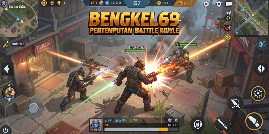 Gameplay BENGKEL69 yang mendebarkan dan intens.