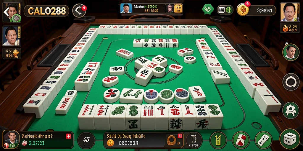 Screenshot menampilkan pengalaman bermain Mahjong yang mengasyikkan dan interaktif.