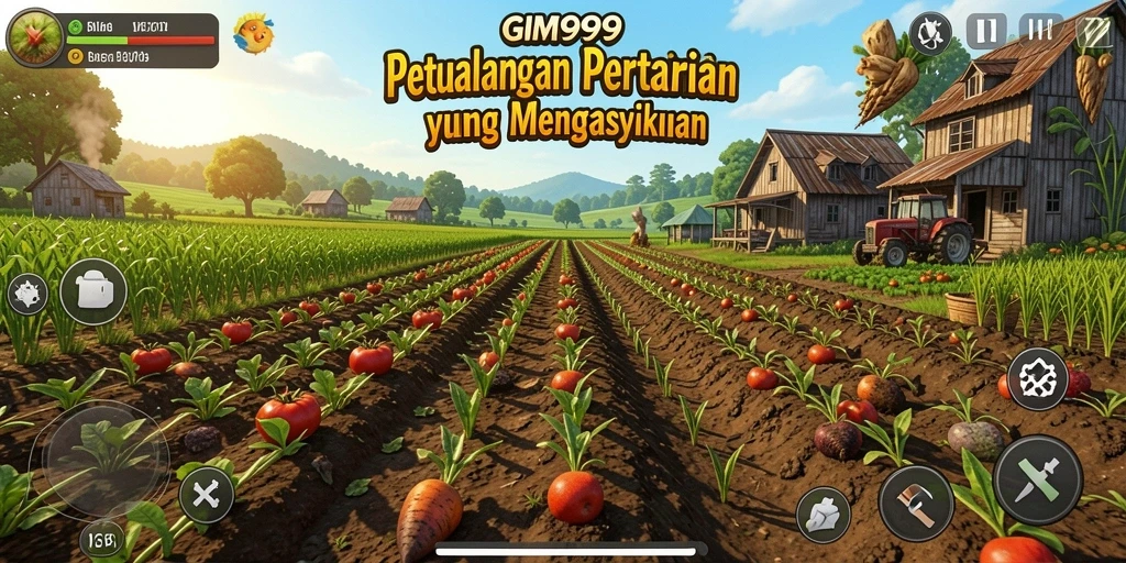 Tampilan seru dari gameplay GIM999 yang menarik dan interaktif.