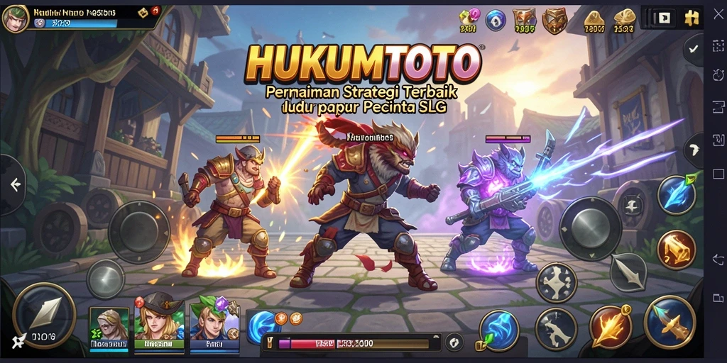 Tampilan gameplay HUKUMTOTO yang mendebarkan dan strategi yang seru.