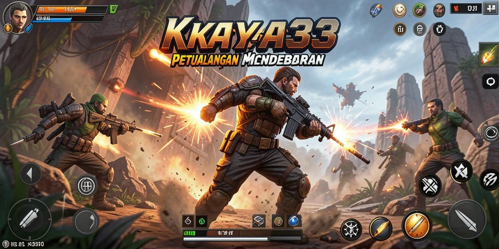Tampilan gameplay KAYA33 yang intens dan mendebarkan.