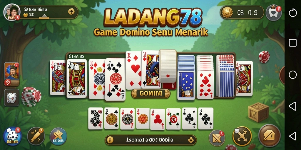 Tampilan gameplay seru dari LADANG78 yang menggugah semangat.