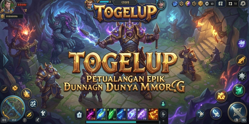 Tangkapan layar TOGELUP menampilkan aksi gameplay dinamis dalam pertarungan epik.