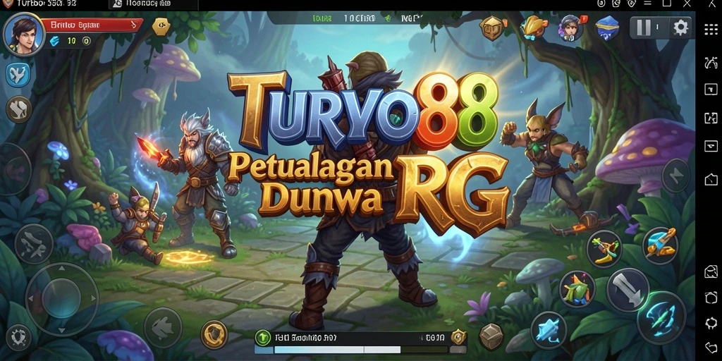 Tampilan aksi seru dalam TURBO88 dengan grafis yang menakjubkan.