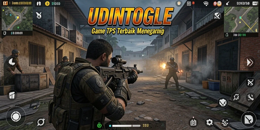 Tampilan efek grafis menakjubkan dari gameplay UDINTOGEL.