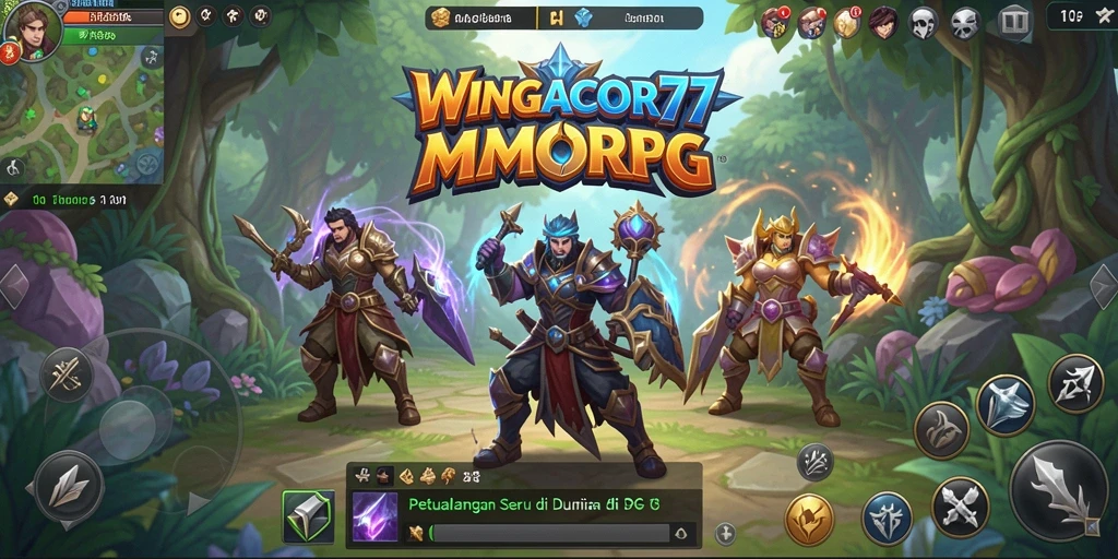 Tampilan gameplay menarik dari WINGACOR77 di dunia MMORPG.