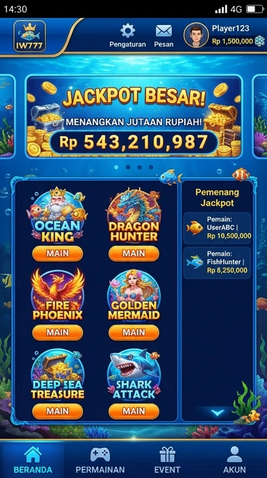 Screenshot informasi aplikasi di iw777 yang terperinci.